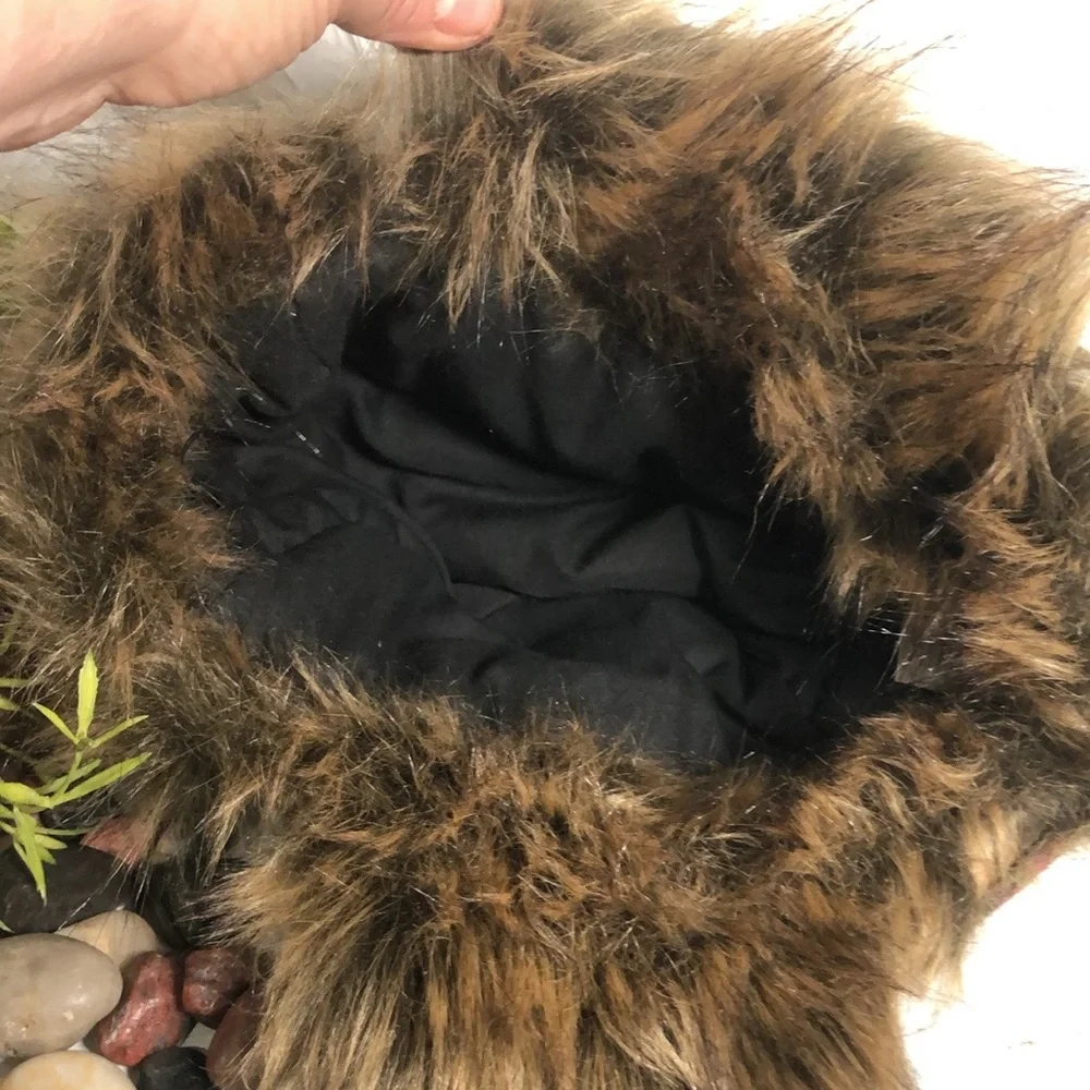 Plaid Bomber Faux Fur Hat Snow Ski Cold Weather Headwear Multi Color Plaid Hat - Picture 8 of 16